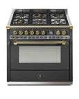 STEEL Cucine Ascot 90 cm - Gas Fuel - Carvers Interiors - Cookers and Bathroom Showroom Wolverhampton