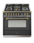 STEEL Cucine Ascot 90 cm - Gas Fuel - Carvers Interiors - Cookers and Bathroom Showroom Wolverhampton