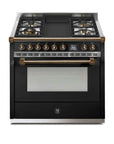 STEEL Cucine Ascot 90 cm - Mixed Hobs - Carvers Interiors - Cookers and Bathroom Showroom Wolverhampton