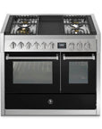 STEEL Cucine Genesi 100 cm - Double Oven - Carvers Interiors - Cookers and Bathroom Showroom Wolverhampton