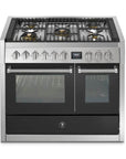 STEEL Cucine Genesi 100 cm - Double Oven - Carvers Interiors - Cookers and Bathroom Showroom Wolverhampton