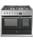 STEEL Cucine Genesi 100 cm - Double Oven - Carvers Interiors - Cookers and Bathroom Showroom Wolverhampton