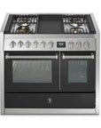 STEEL Cucine Genesi 100 cm - Double Oven - Carvers Interiors - Cookers and Bathroom Showroom Wolverhampton