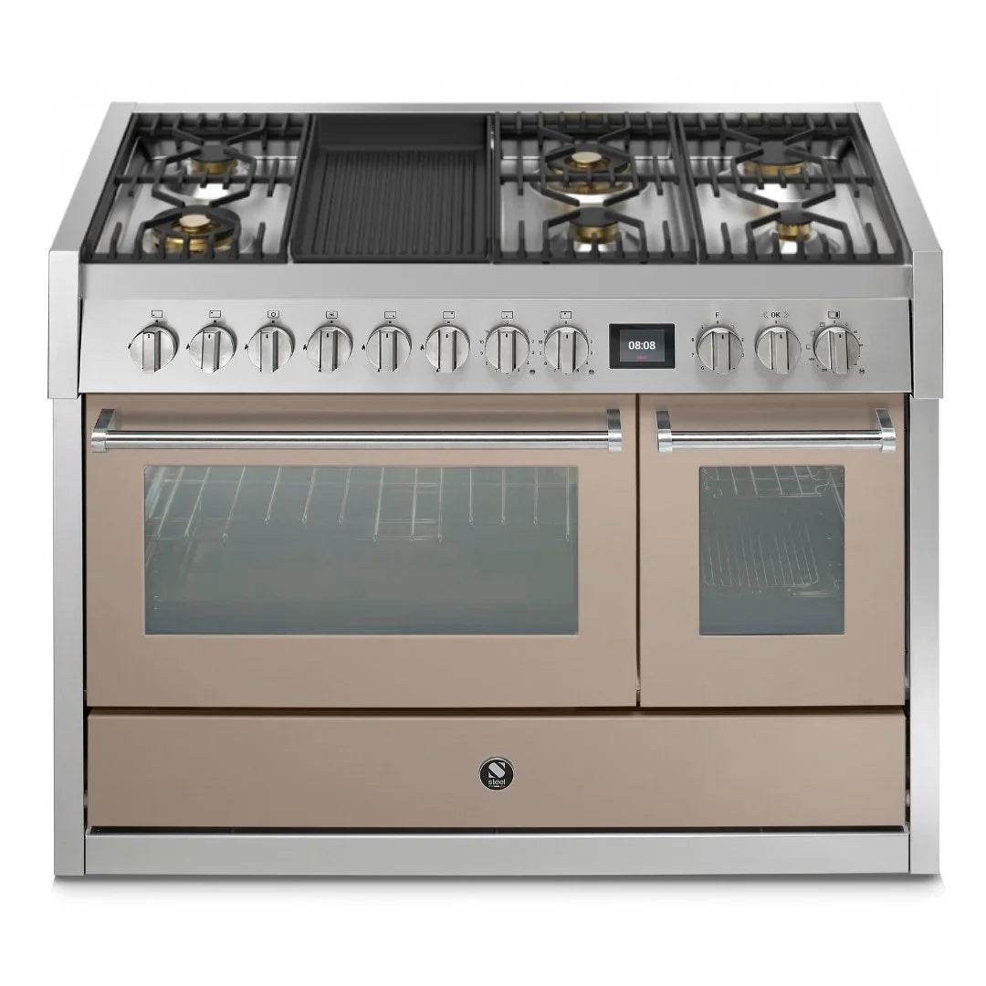 STEEL Cucine Genesi 120 cm - Carvers Interiors - Cookers and Bathroom Showroom Wolverhampton