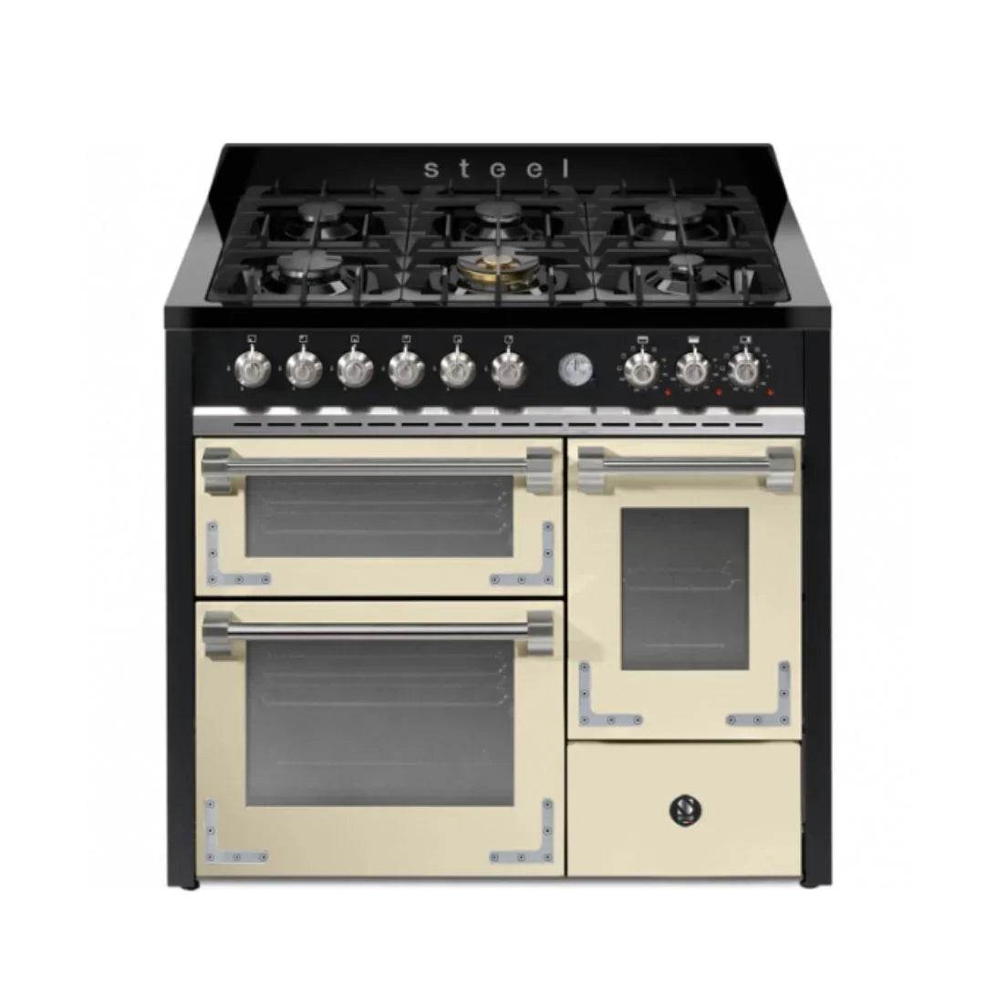 STEEL Cucine Oxford 100 cm - Carvers Interiors - Cookers and Bathroom Showroom Wolverhampton