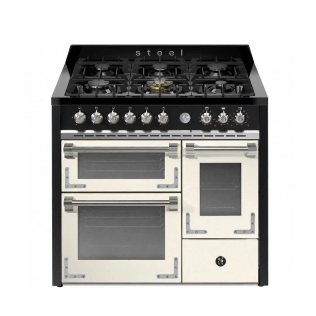 STEEL Cucine Oxford 100 cm - Carvers Interiors - Cookers and Bathroom Showroom Wolverhampton