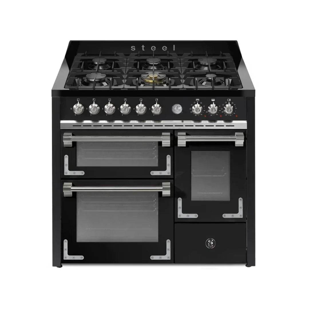 STEEL Cucine Oxford 100 cm - Carvers Interiors - Cookers and Bathroom Showroom Wolverhampton