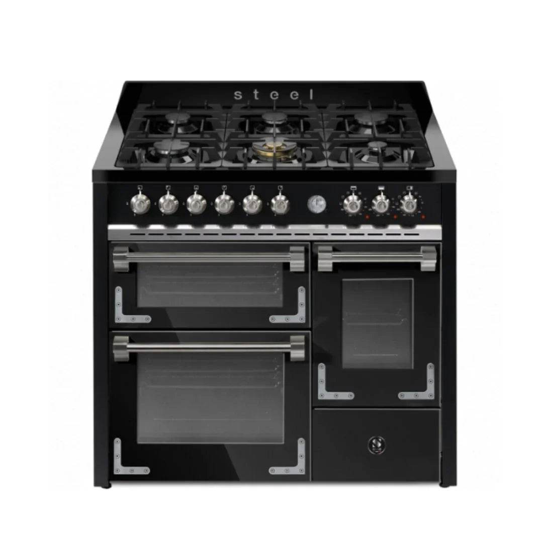 STEEL Cucine Oxford 100 cm - Carvers Interiors - Cookers and Bathroom Showroom Wolverhampton