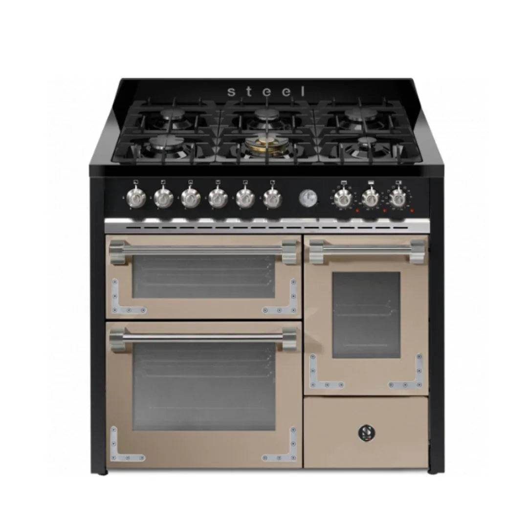 STEEL Cucine Oxford 100 cm - Carvers Interiors - Cookers and Bathroom Showroom Wolverhampton