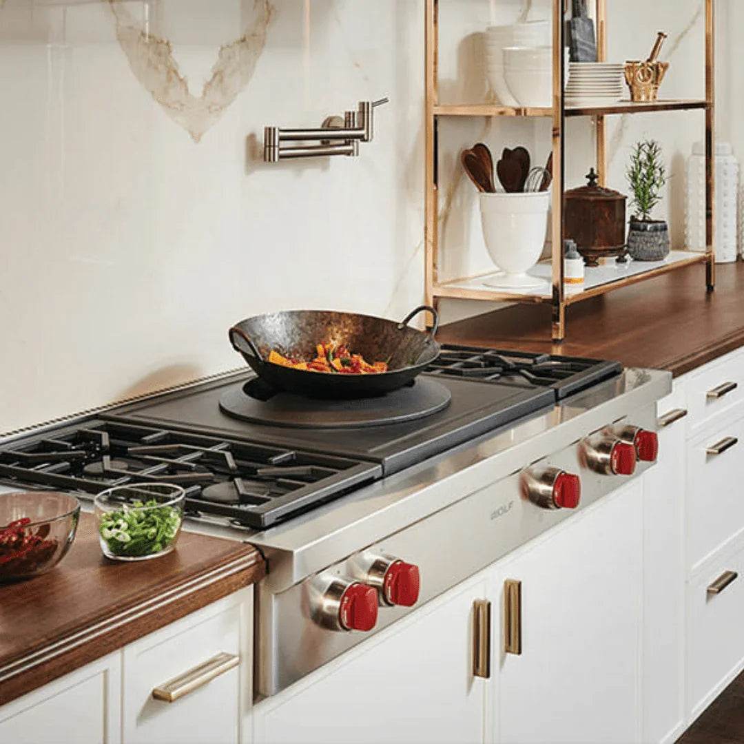 Dual Fuel Wolf Infrared Grill Cast Iron Griddle For Wolf Range