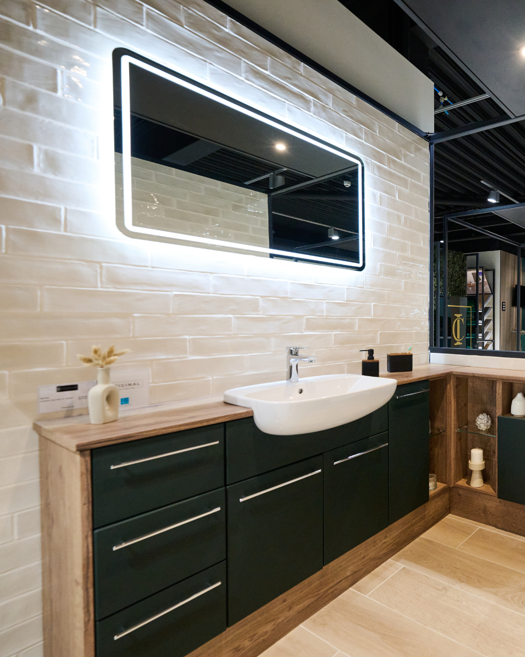 Ex-Display Bathroom Suite - Utopia Nadia Dorcester Oak