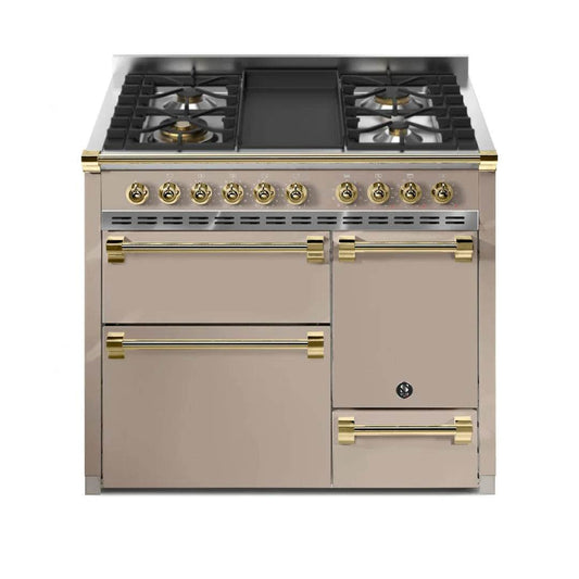 STEEL Cucine Ascot 100/3 - Solid Door - Mixed Hobs - Carvers Interiors - Cookers and Bathroom Showroom Wolverhampton