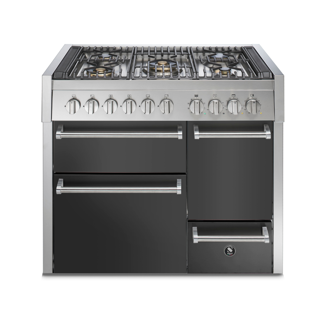 STEEL Cucine Genesi 100 cm - Triple Ovens - Carvers Interiors - Carvers Interior