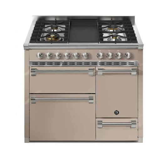 STEEL Cucine Ascot 100/3 - Solid Door - Mixed Hobs - Carvers Interiors - Cookers and Bathroom Showroom Wolverhampton