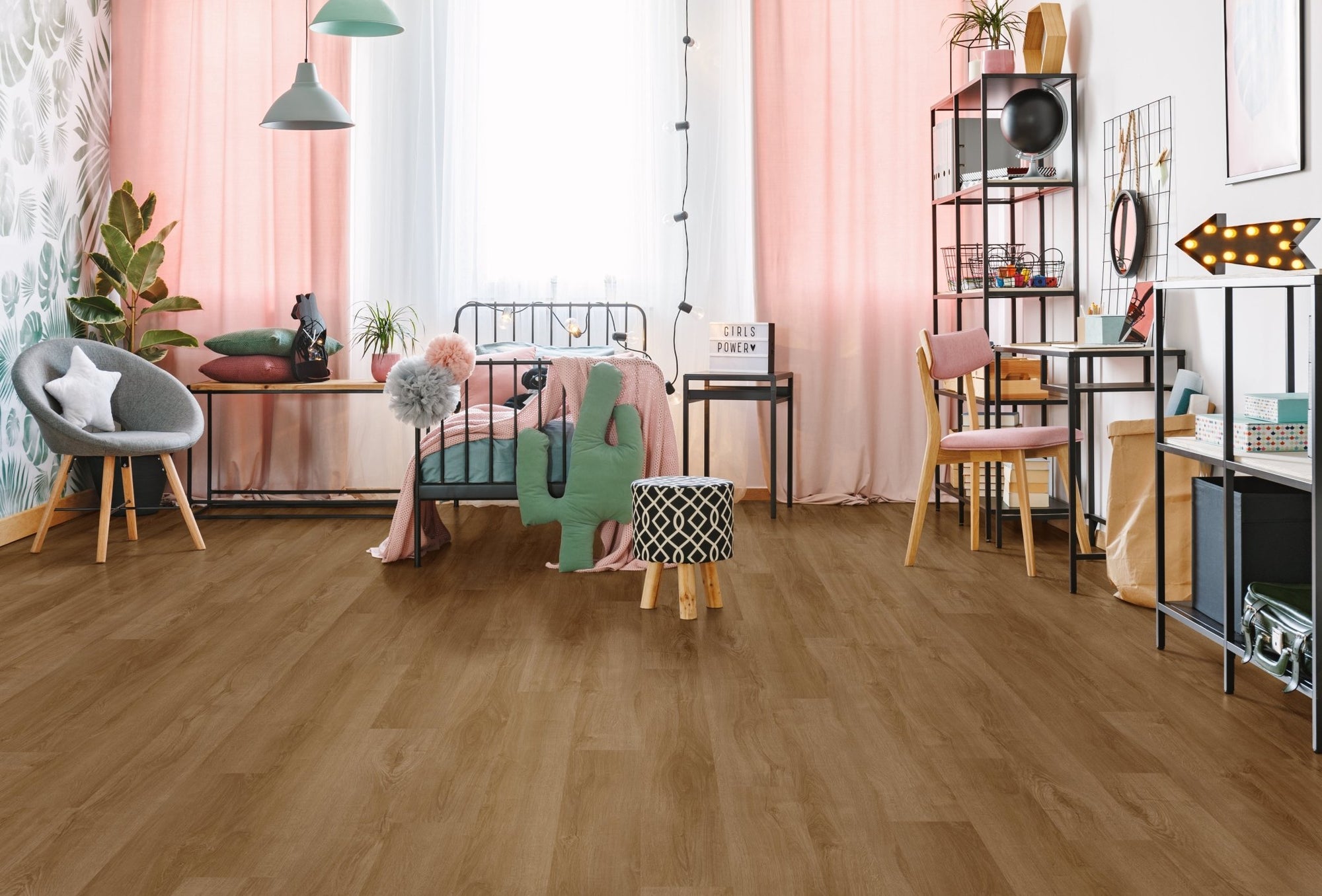 2mm LVT Glue Down Vinyl Flooring – 1.2m Plank – Durham Oak - 5.61m² per Pack - Carvers Interiors - THE FLOORING STORE