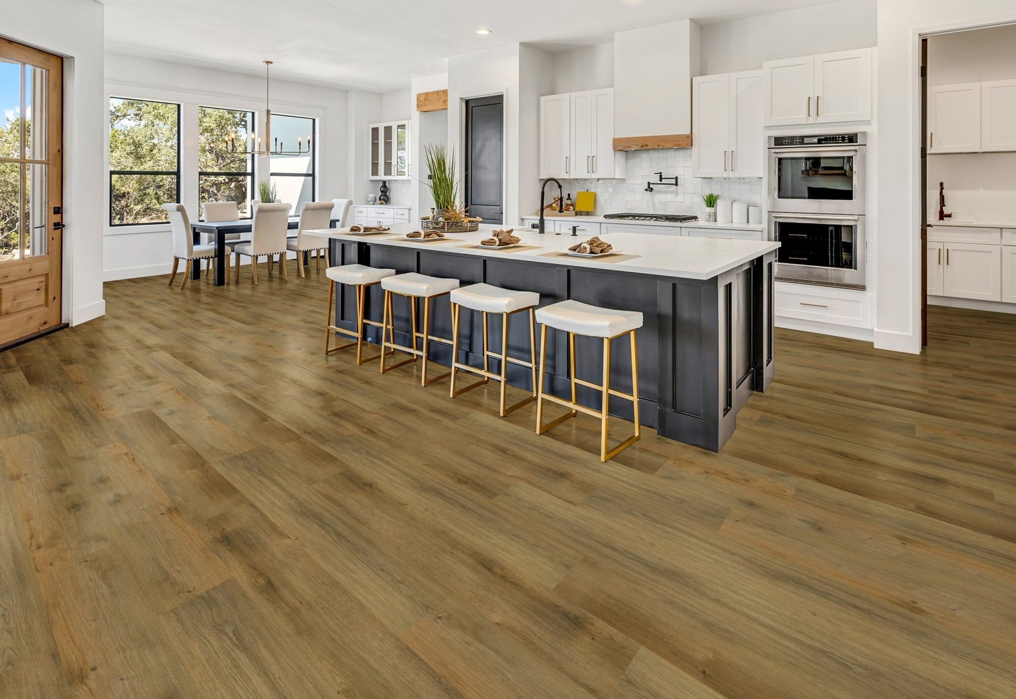 2mm LVT Glue Down Vinyl Flooring – 1.2m Plank – Montclair Oak - 5.61m² per Pack - Carvers Interiors - THE FLOORING STORE