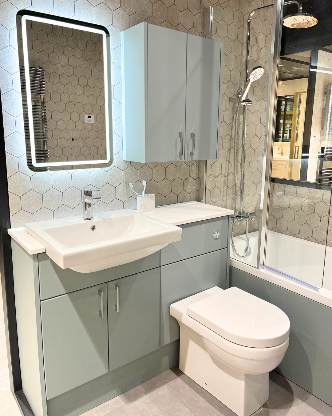 Ex-Display Bathroom Suite - Utopia Sea Green