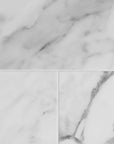 5.5mm SPC Rigid Core Vinyl Flooring – Marble Pre-Grouted Tile – Radiant White Marble - 1.97m² per Pack - Carvers Interiors - THE FLOORING STORE