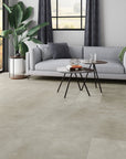 5.5mm SPC Rigid Core Vinyl Flooring – Stone Pre-Grouted Tile – Palisade Stone Beige - 1.97m² per Pack - Carvers Interiors - THE FLOORING STORE