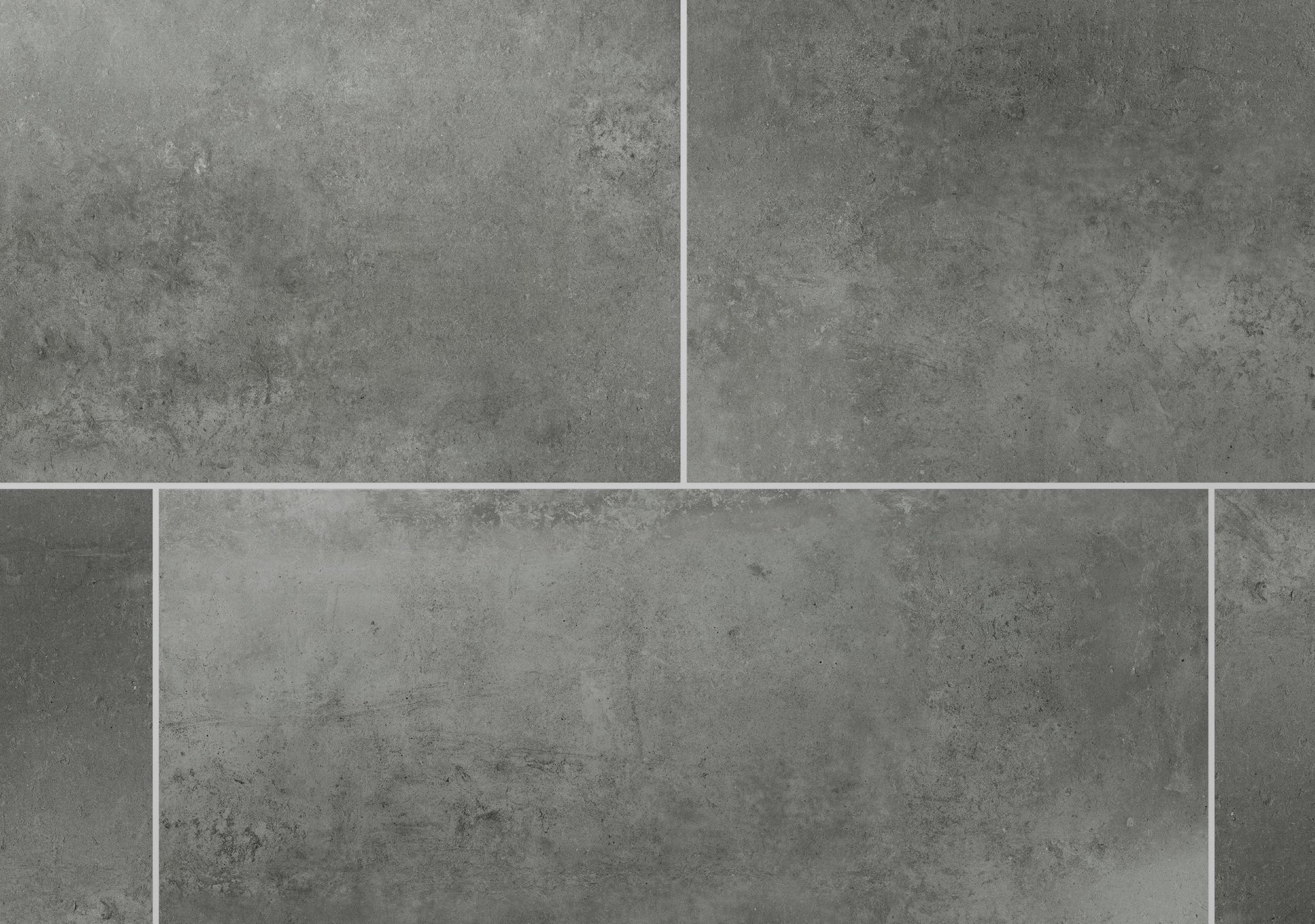 5.5mm SPC Rigid Core Vinyl Flooring – Stone Pre-Grouted Tile – Palisade Stone Grey - 1.97m² per Pack - Carvers Interiors - THE FLOORING STORE