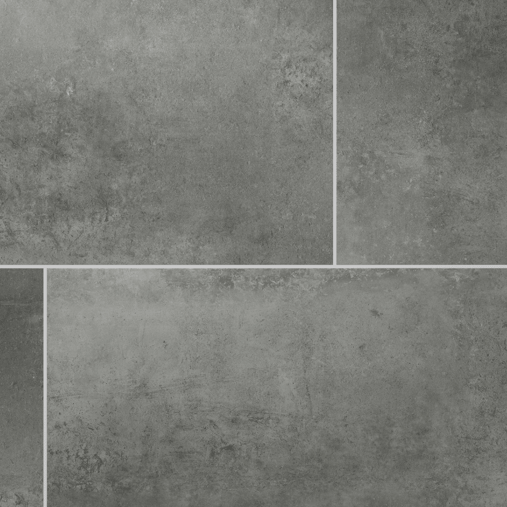 5.5mm SPC Rigid Core Vinyl Flooring – Stone Pre-Grouted Tile – Palisade Stone Grey - 1.97m² per Pack - Carvers Interiors - THE FLOORING STORE