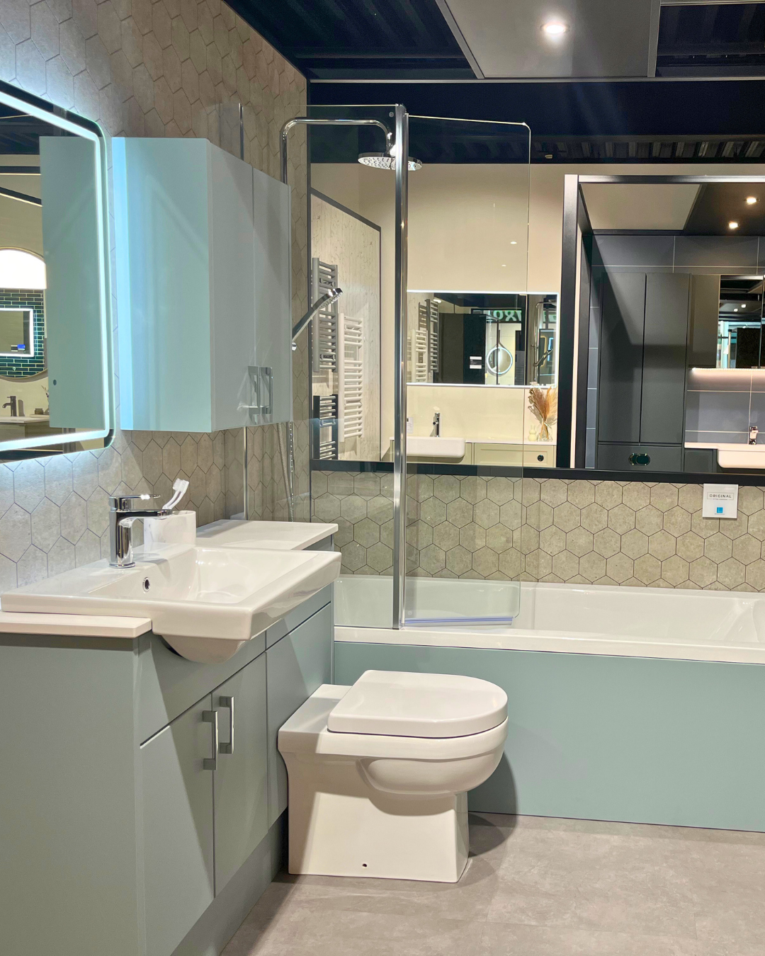 Ex-Display Bathroom Suite - Utopia Sea Green