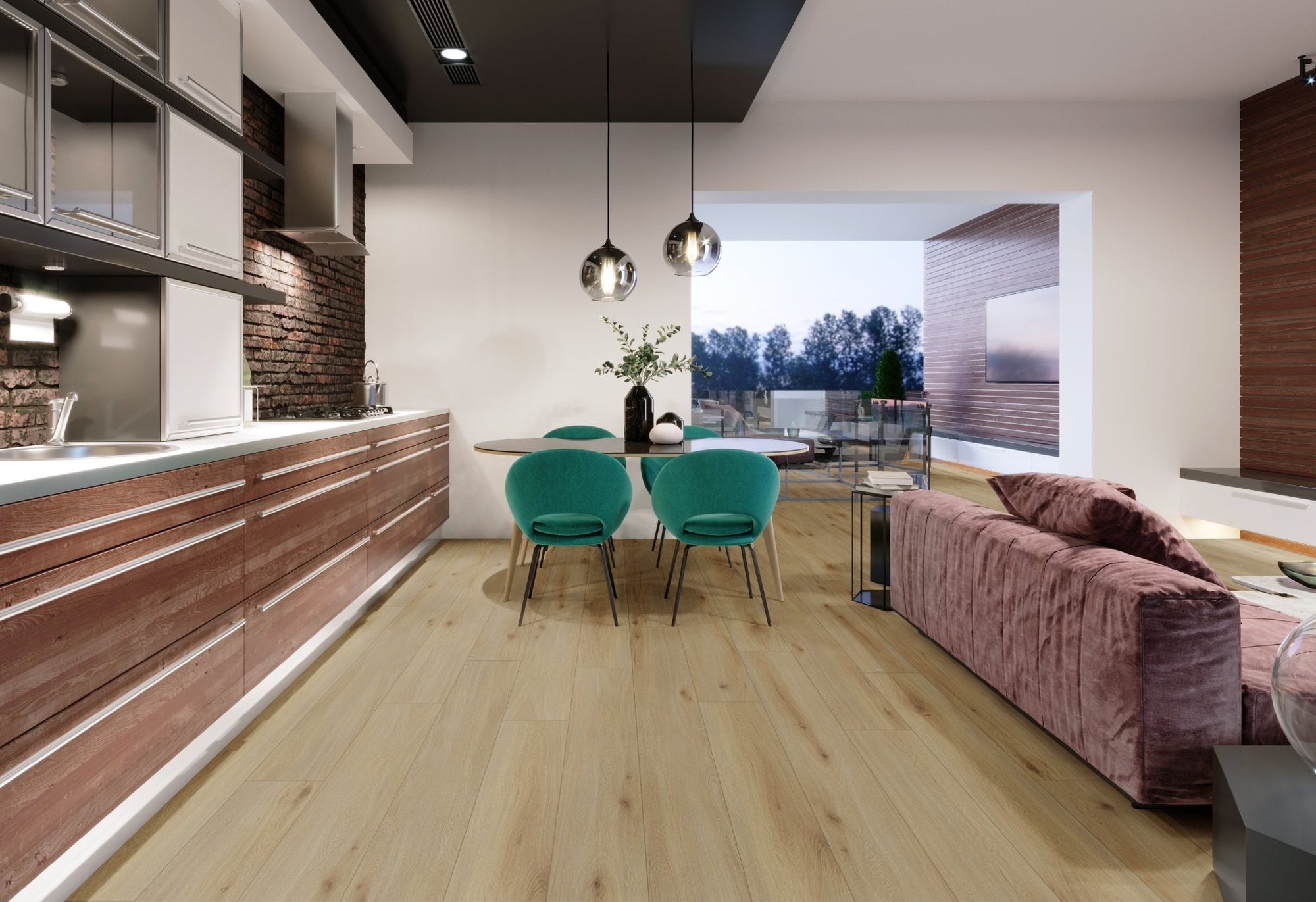 5mm SPC Rigid Core Vinyl Flooring – 1.2m Plank – Bluewood Oak - 2.85m² per Pack - Carvers Interiors - THE FLOORING STORE