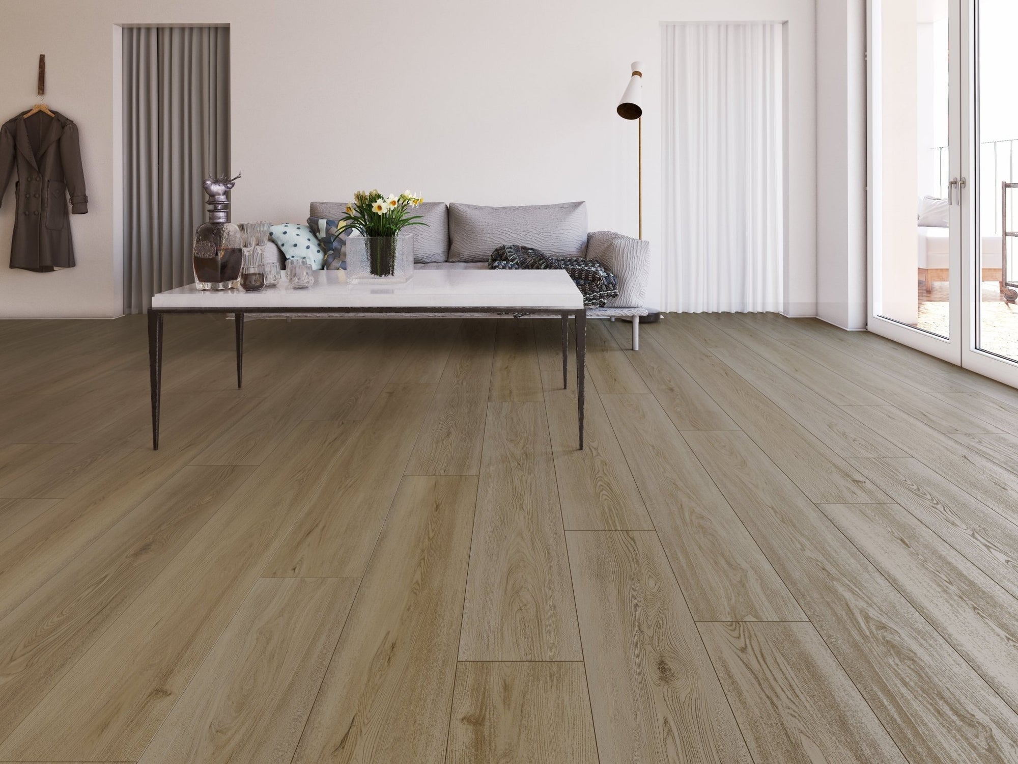 5mm SPC Rigid Core Vinyl Flooring – 1.5m Plank – Greenfield Oak - 2.49m² per Pack - Carvers Interiors - THE FLOORING STORE