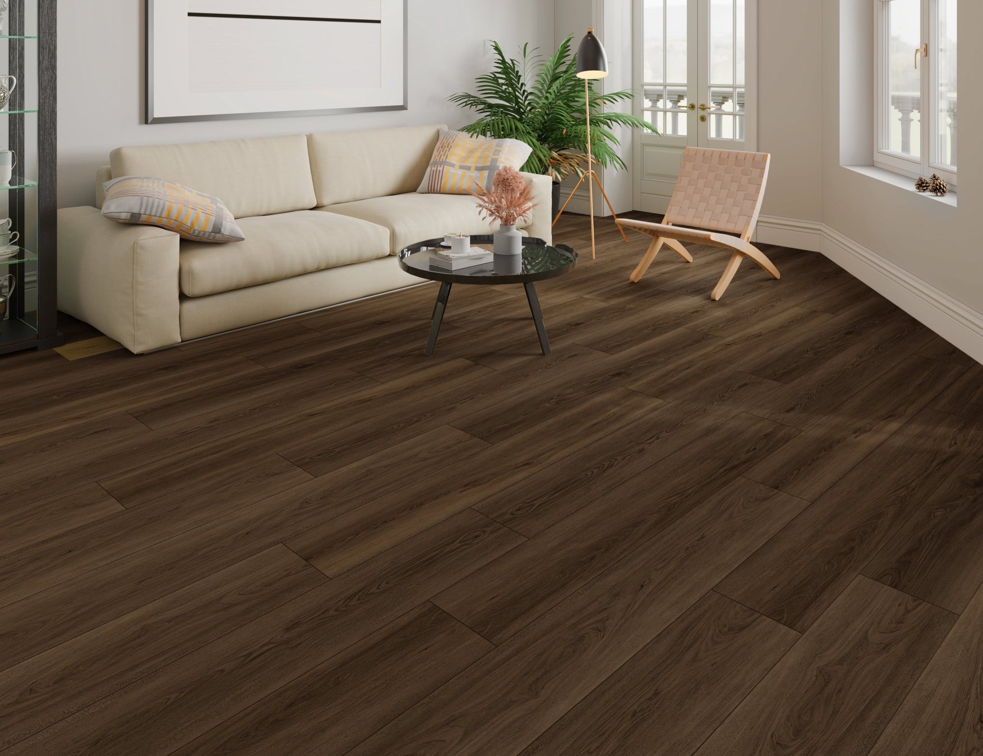 5mm SPC Rigid Core Vinyl Flooring – 1.5m Plank – Stonefield Oak - 2.49m² per Pack - Carvers Interiors - THE FLOORING STORE