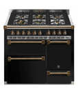 STEEL Cucine Ascot 100/3 - Solid Door - Gas Fuel - Carvers Interiors - Carvers Interior