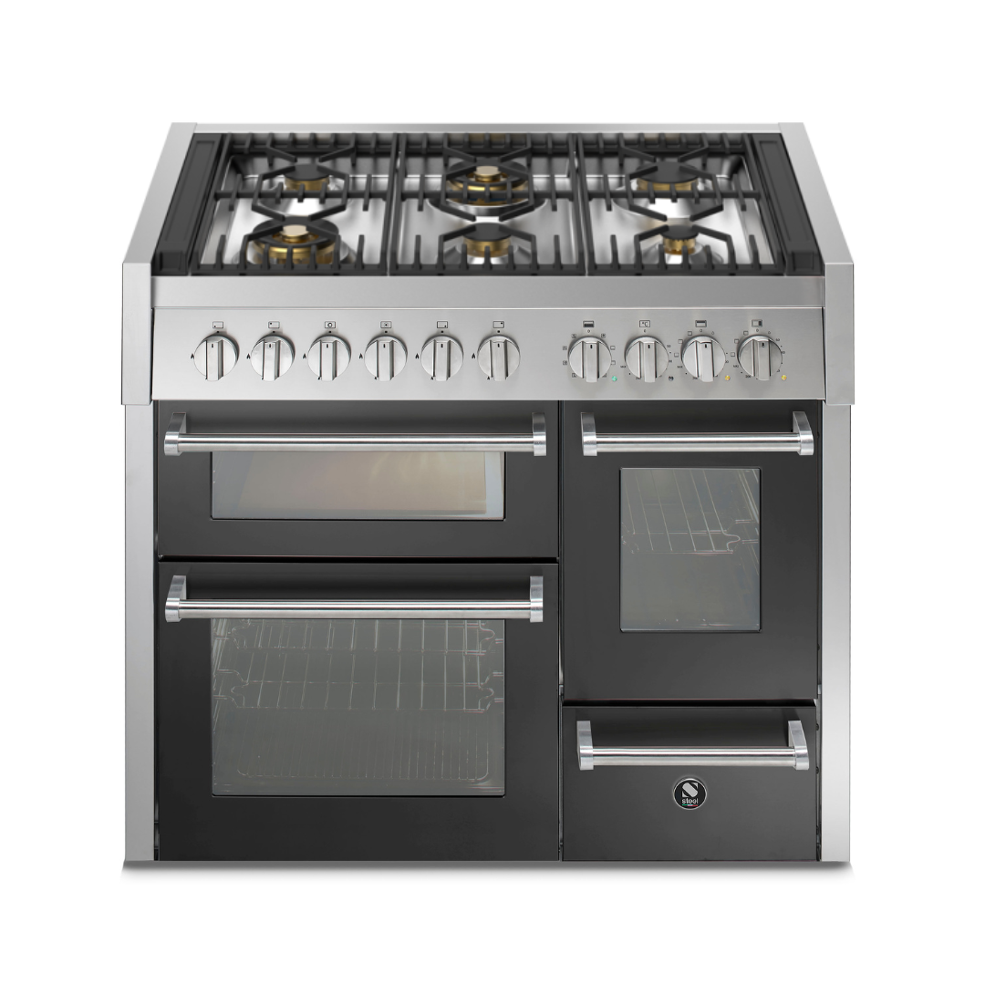 STEEL Cucine Genesi 100 cm - Triple Ovens - Carvers Interiors - Carvers Interior