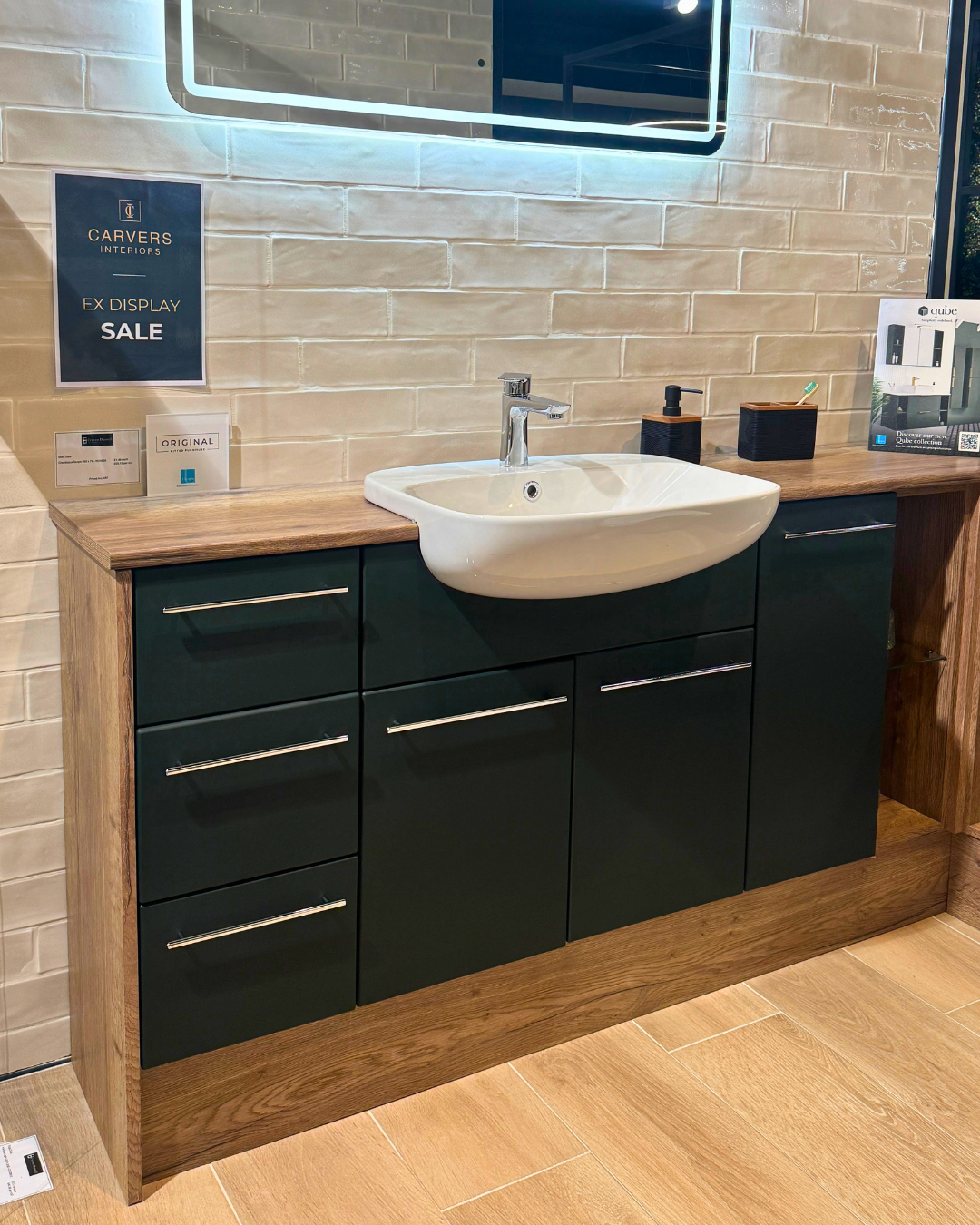 Ex-Display Bathroom Suite - Utopia Nadia Dorcester Oak