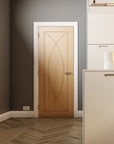 Amalfi Prefinished Oak Interior Door - Carvers Interiors - Carvers Interiors