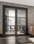 Camden Black Prefinished Interior Door - Glazed - Carvers Interiors - Carvers Interiors