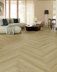 5mm SPC Rigid Core Vinyl Flooring – Herringbone – Woodland Oak - 2.82m² per Pack