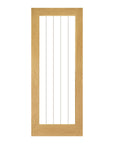 Ely Prefinished Oak Interior Door - 1L Full Glazed - Carvers Interiors - Carvers Interiors