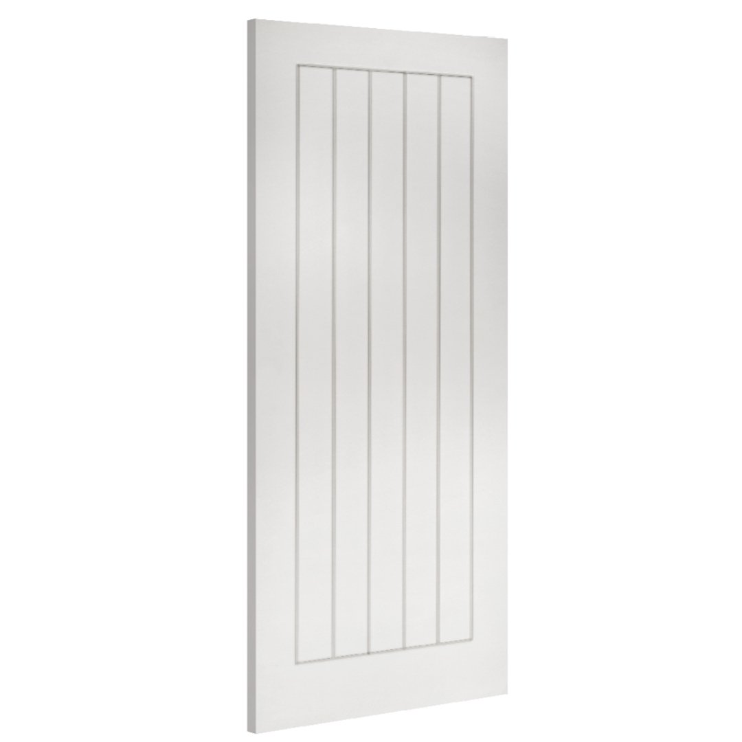 Ely White Primed Interior Door - Carvers Interiors - Carvers Interiors