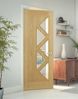 Ely Prefinished Oak Interior Door - 5L Full Glazed - Carvers Interiors - Carvers Interiors