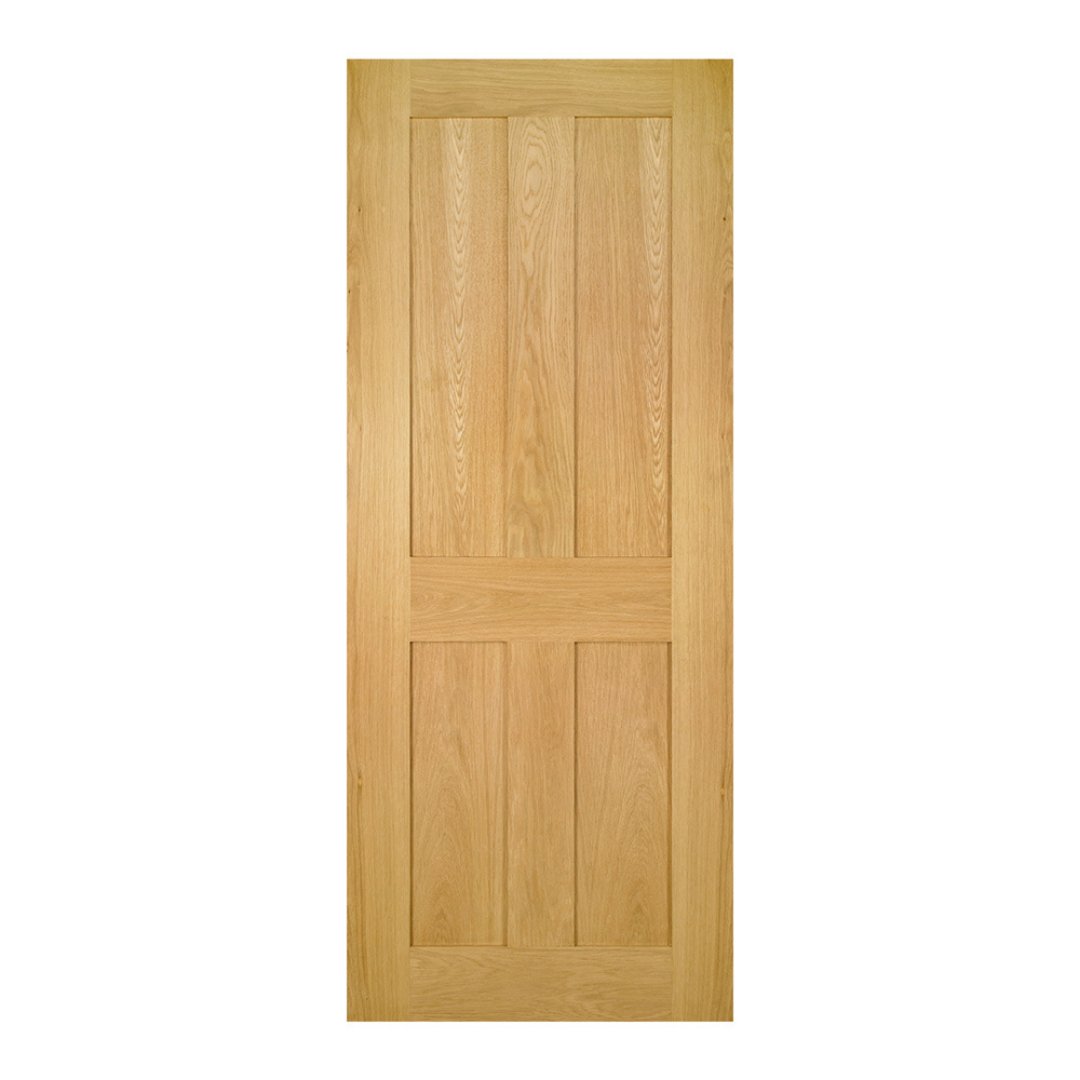 Eton Unfinished Oak Interior Door - Carvers Interiors - Carvers Interiors