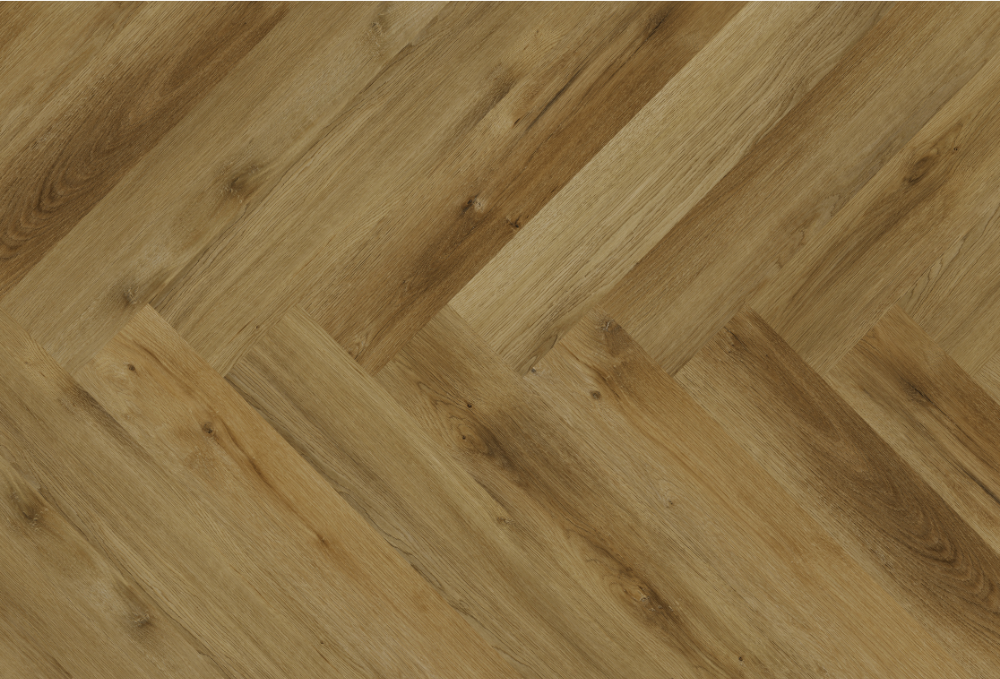 2mm LVT Glue Down Vinyl Flooring – Herringbone – Montclair Oak - 5.81m² per Pack