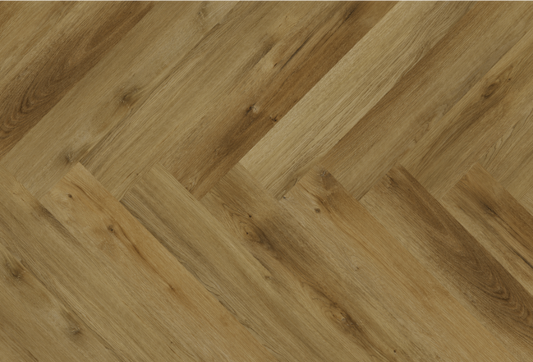 2mm LVT Glue Down Vinyl Flooring – Herringbone – Montclair Oak - 5.81m² per Pack
