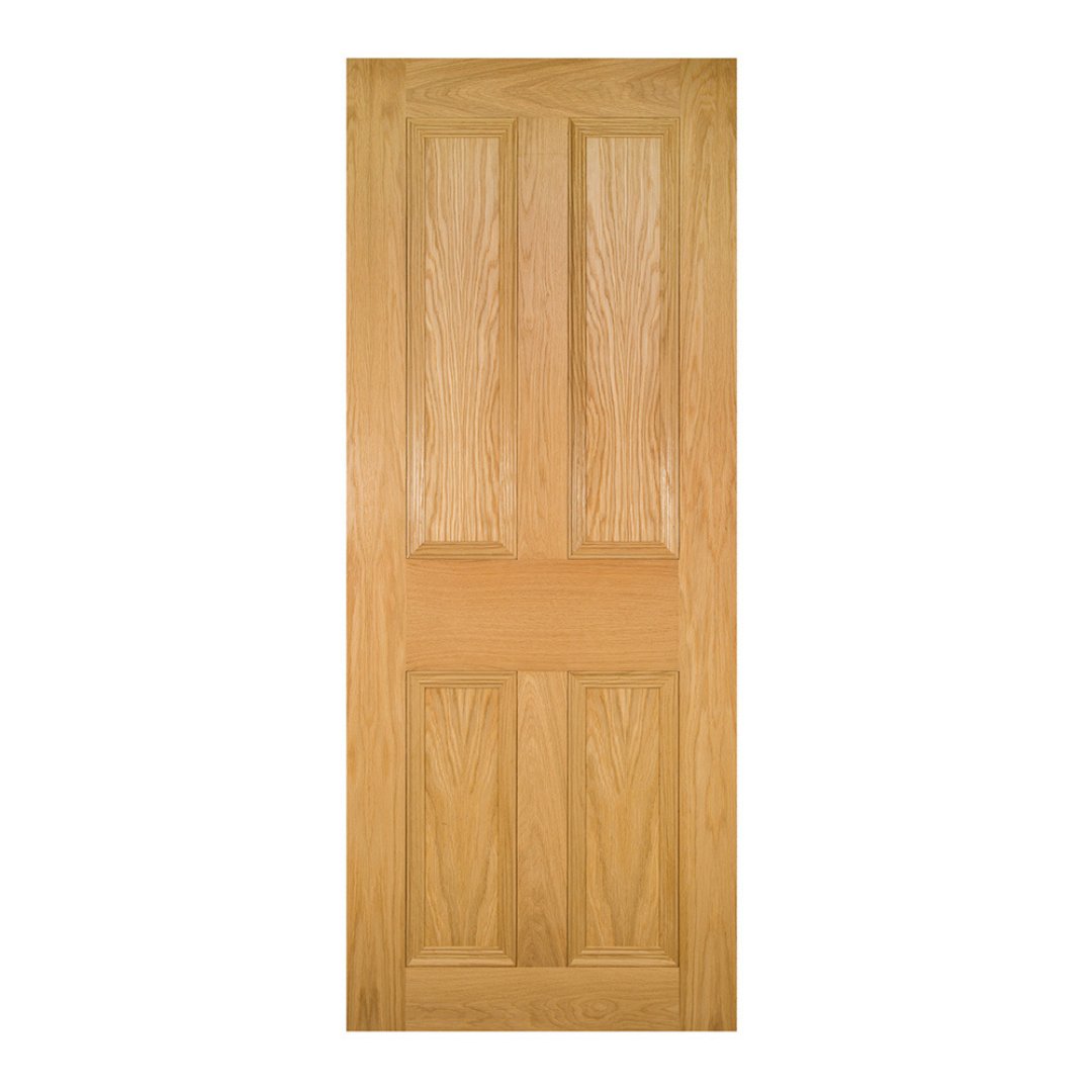 Kingston Unfinished Oak Interior Door - Carvers Interiors - Carvers Interiors