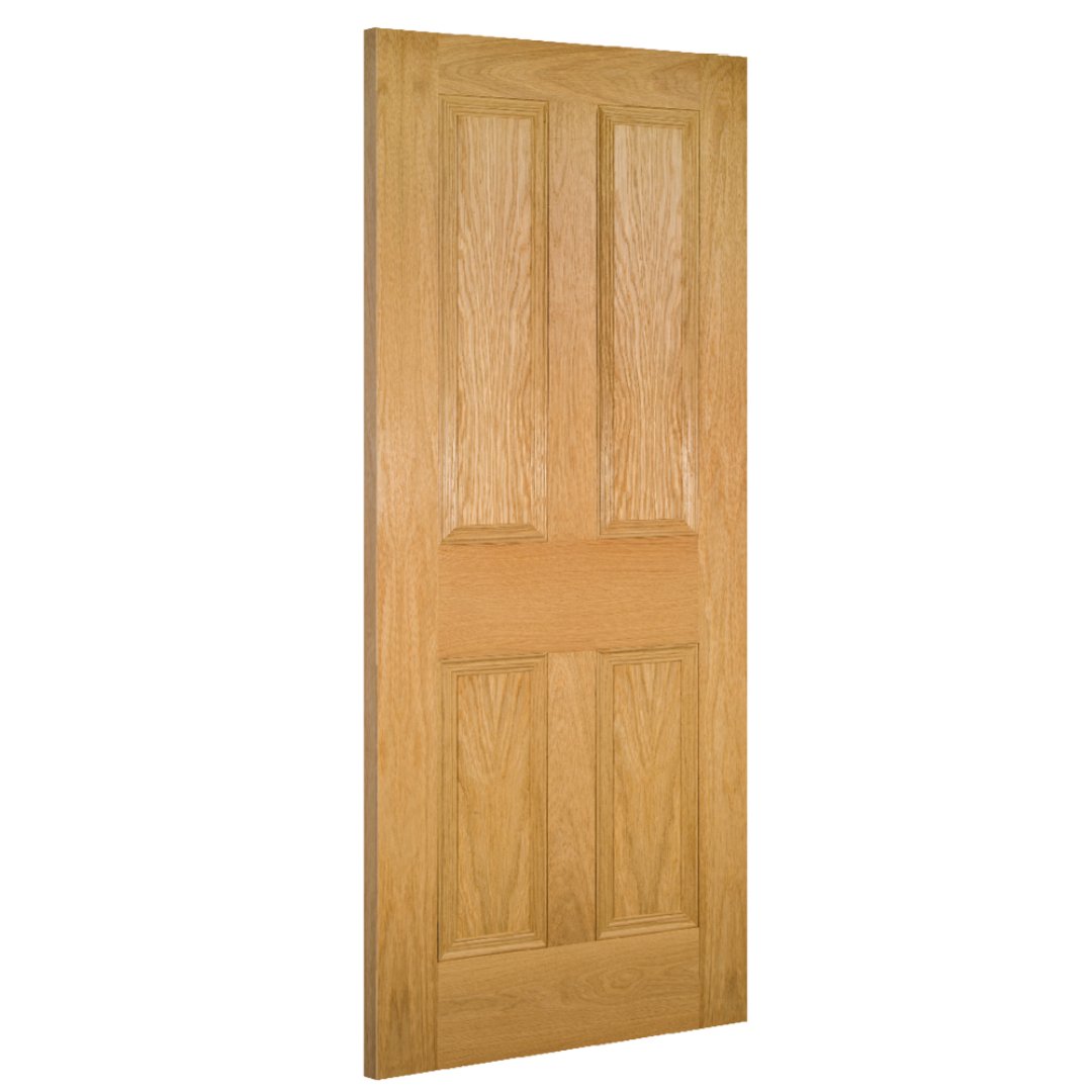 Kingston Unfinished Oak Interior Door - Carvers Interiors - Carvers Interiors