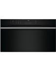 Wolf - M Series Contemporary Black Glass Convection Steam Oven - Carvers Interiors - Wolf