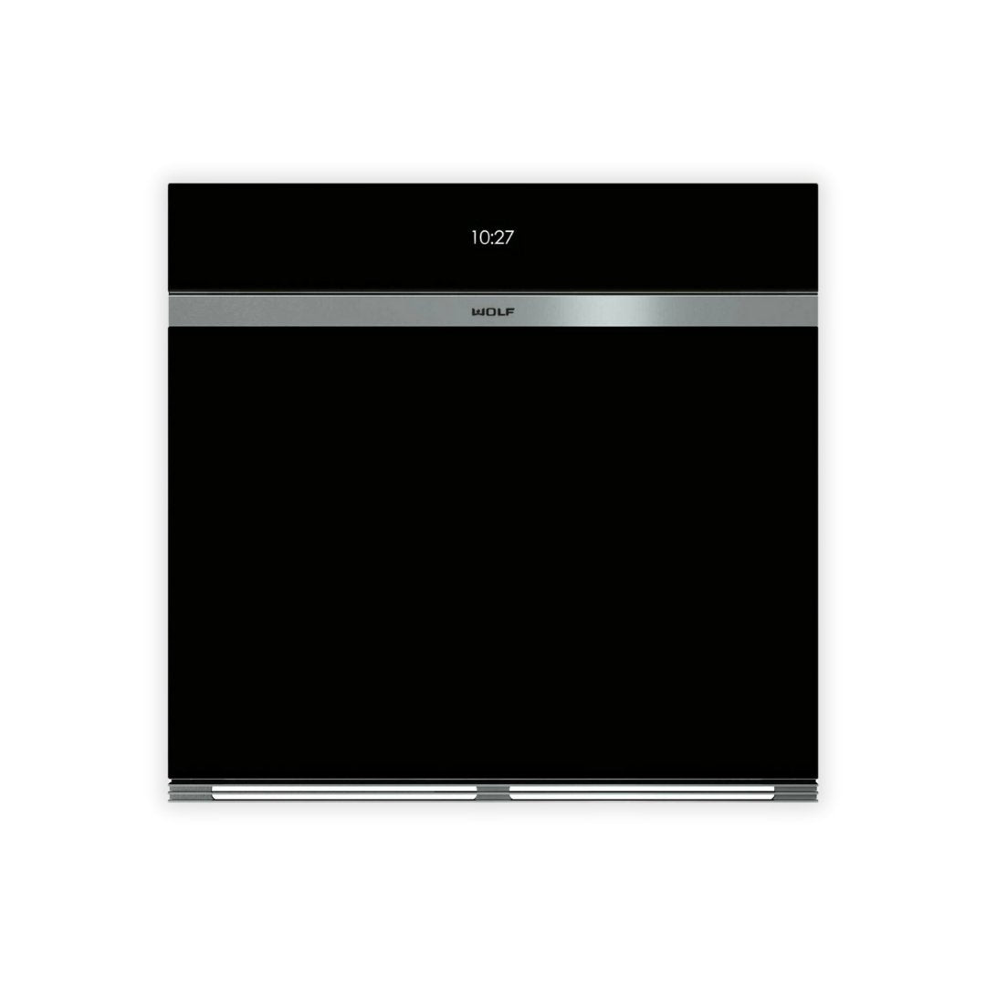 Wolf - M Series Contemporary Black Glass Single Oven - Carvers Interiors - Wolf