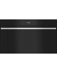 Wolf - M Series Contemporary Black Glass Stainless Handle Convection Steam Oven - Carvers Interiors - Wolf