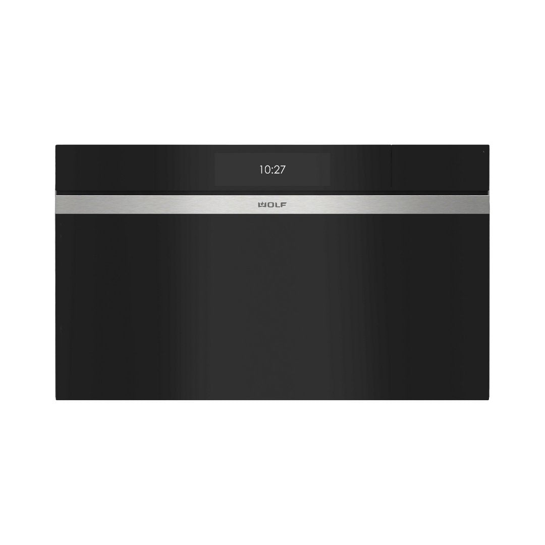 Wolf - M Series Contemporary Convection Steam Oven - Black Glass - 762mm - Carvers Interiors - Wolf