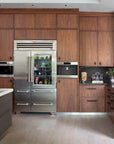 Wolf - M Series Contemporary Stainless Handleless Convection Steam Oven - Carvers Interiors - Wolf