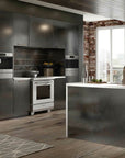 Wolf - M Series Contemporary Stainless Handleless Convection Steam Oven - Carvers Interiors - Wolf