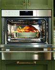 Wolf - M Series Steel Convection Steam Oven with Handle - Stainless Steel - Carvers Interiors - Wolf